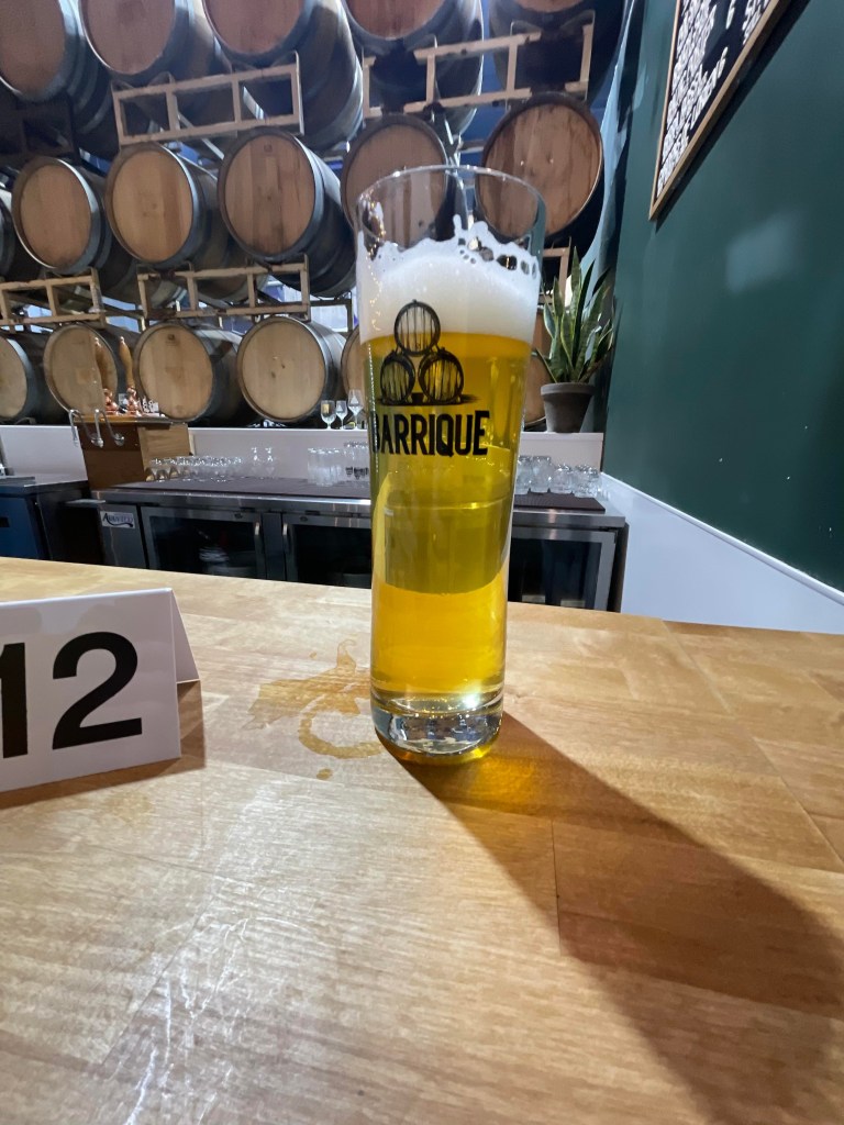 Apologies on the fish eye lens but the Polski Pils in all its glory. 